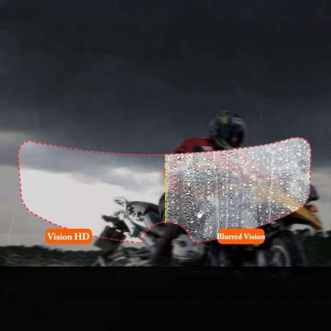 Visor antiempañante para casco de moto FK22B-02
