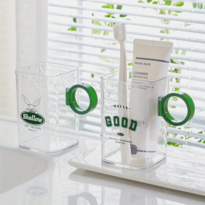 Pocillo vaso cocina baño utensilio Transparente FK23D-207