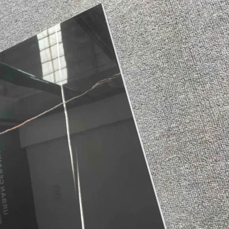 Azulejo adhesivo 60 x 30 negro satinado pegatina decorativa FK23D-248