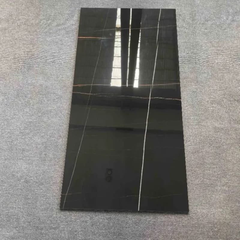 Azulejo adhesivo 60 x 30 negro satinado pegatina decorativa FK23D-248