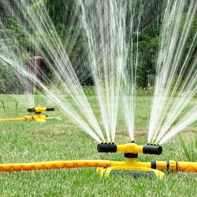 Rociador de agua automatico con rotacion 360 aspersor giratorio FK23D-104