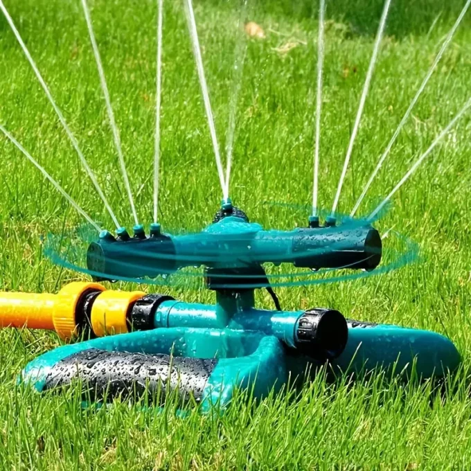 Rociador de agua automatico con rotacion 360 aspersor giratorio FK23D-104