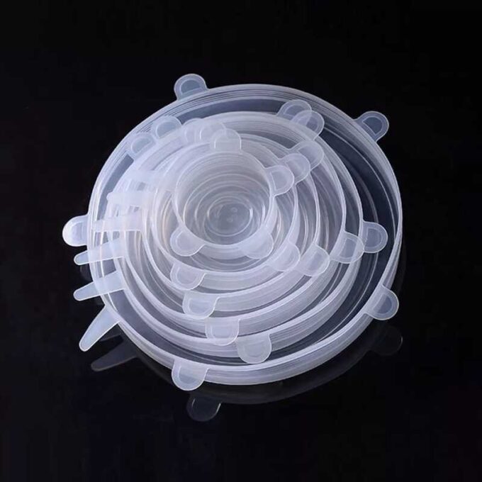 Tapas de silicona reutilizables x6 pcs FK22-08