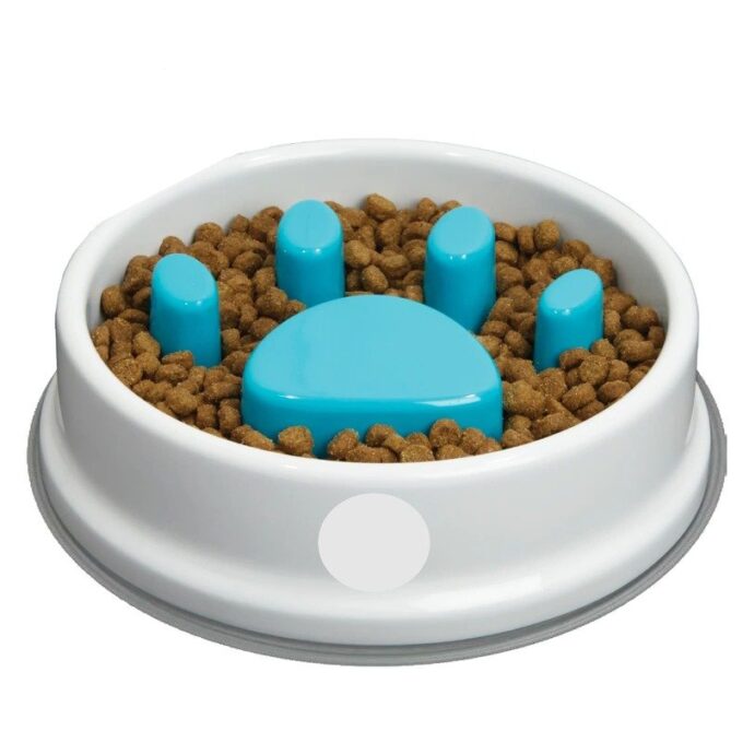 comedero para mascotas antiahogo tazon huella FK23C-11