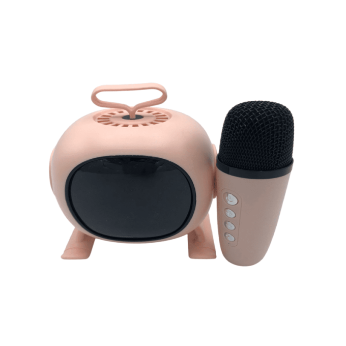 Mini parlante karaoke recargable inalambrico KF23D-97