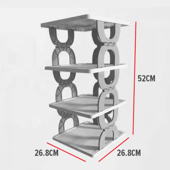 Zapatero multicapas organizador plegable para zapatos 3 niveles FK23D-91