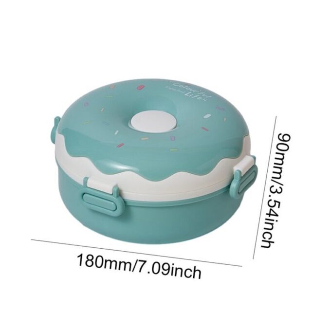 Lonchera porta comida termico con forma de dona FK23D-217