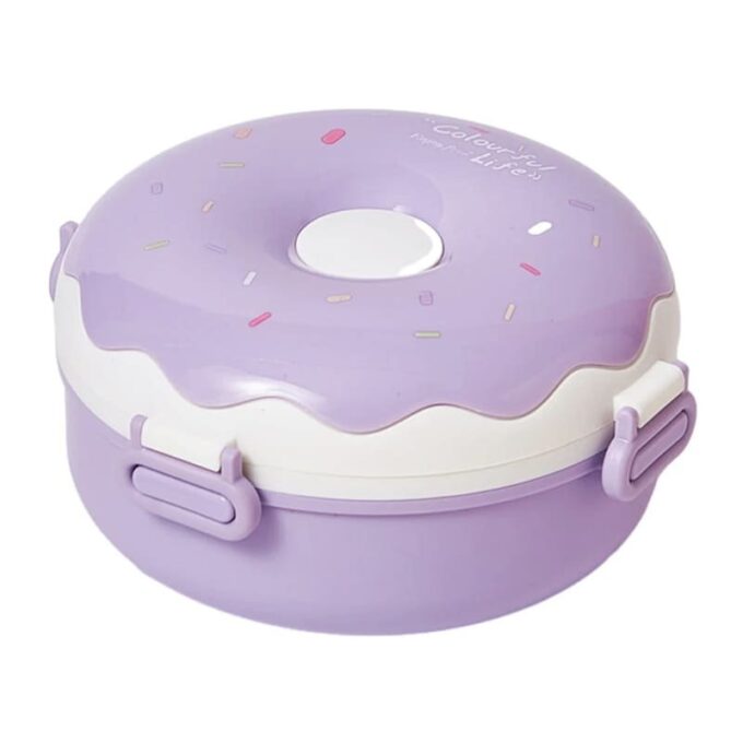 Lonchera porta comida termico con forma de dona FK23D-217