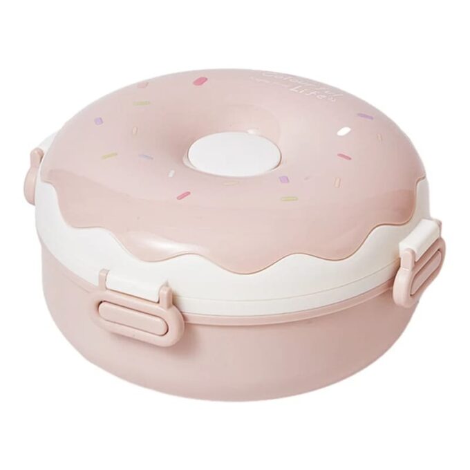 Lonchera porta comida termico con forma de dona FK23D-217