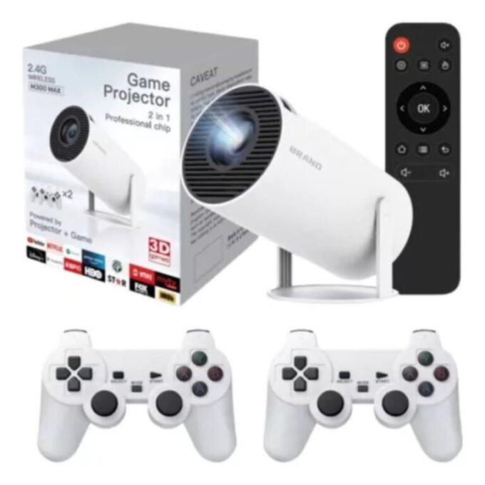 Proyector 2 En 1 Con Videojuegos M300 MAX