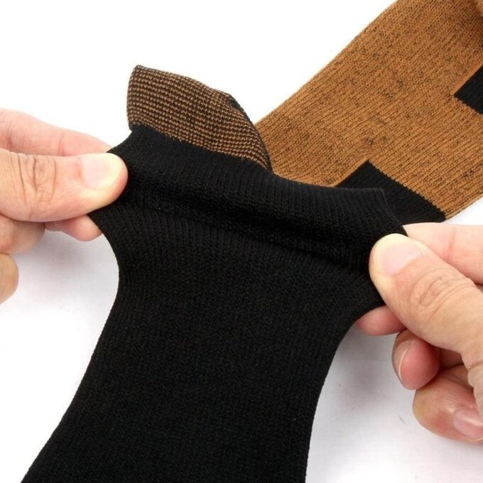 Medias de compresion negro café COMPOSICION 97% NYLON, 3% SPANDEX FK22B-28