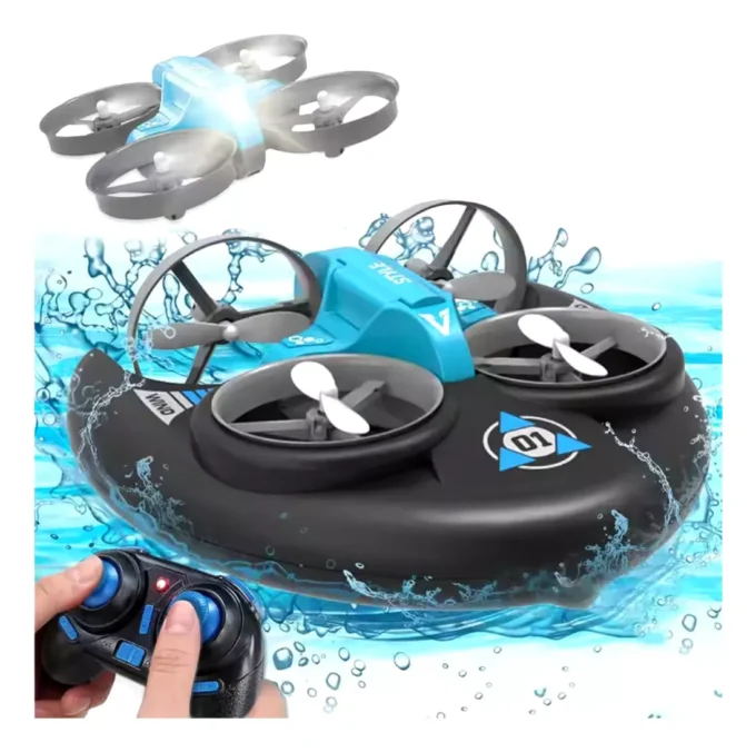 Drone Aéreo Acuático Terrestre 3 En 1 Con Control Remoto H10