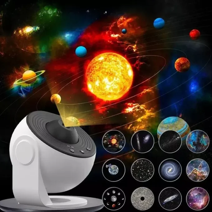 Proyector De Galaxia Lentes Intercambiables