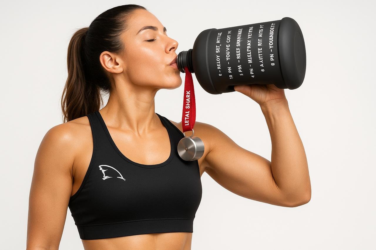 Termo deportivo letal shark motivacion fitness 2 Litros FK15-85
