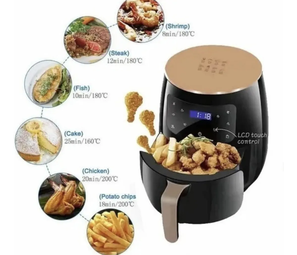 Freidora Onn 10 Litros Original Air Frayer
