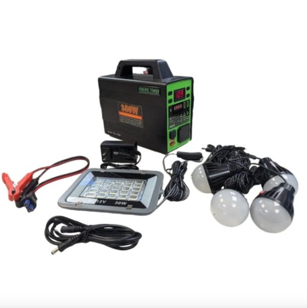 SISTEMA SOLAR PANEL, LAMPARA, BOMBILLO 350W GD-350M