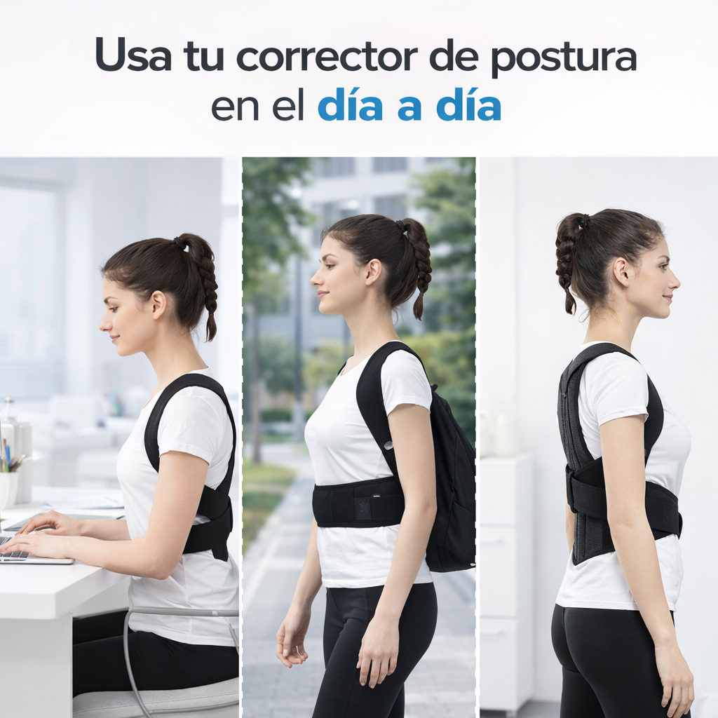 Corrector De Postura Espalda Ajustable Ortopédico Soporte Lumbar FK17-ORT116