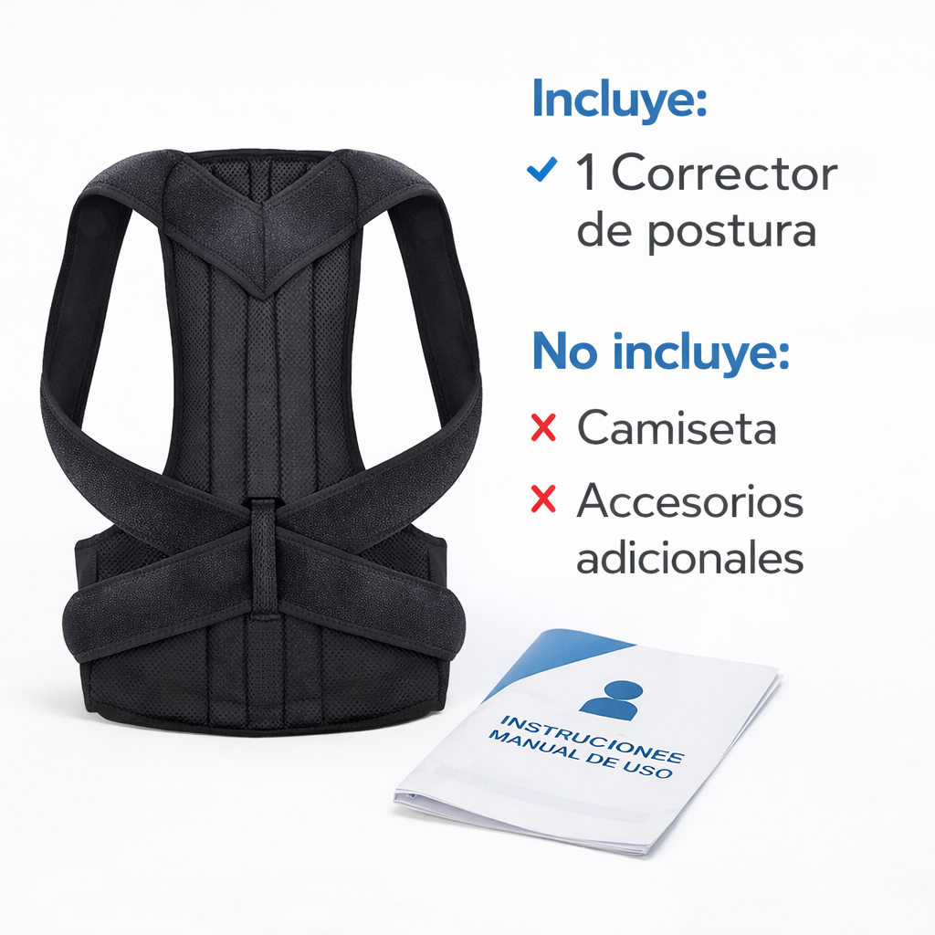Corrector De Postura Espalda Ajustable Ortopédico Soporte Lumbar FK17-ORT116