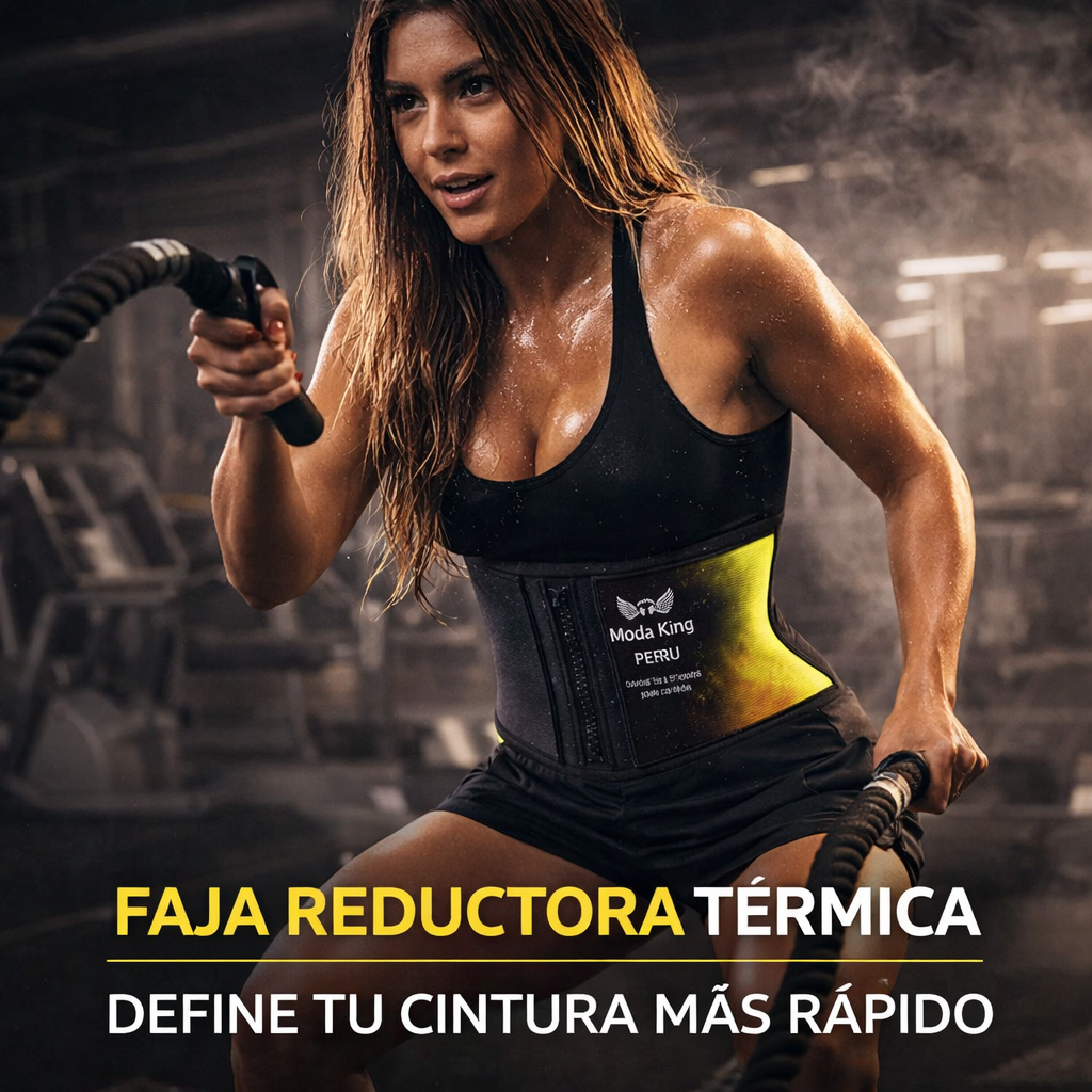 Faja Reductora Térmica Alta Compresión Sauna Moldea Cintura Unisex FK17-SM015