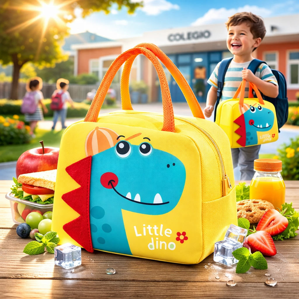 Bolso Lonchera Térmico Infantil Colegio Guardería Resistente FK17-BAG202
