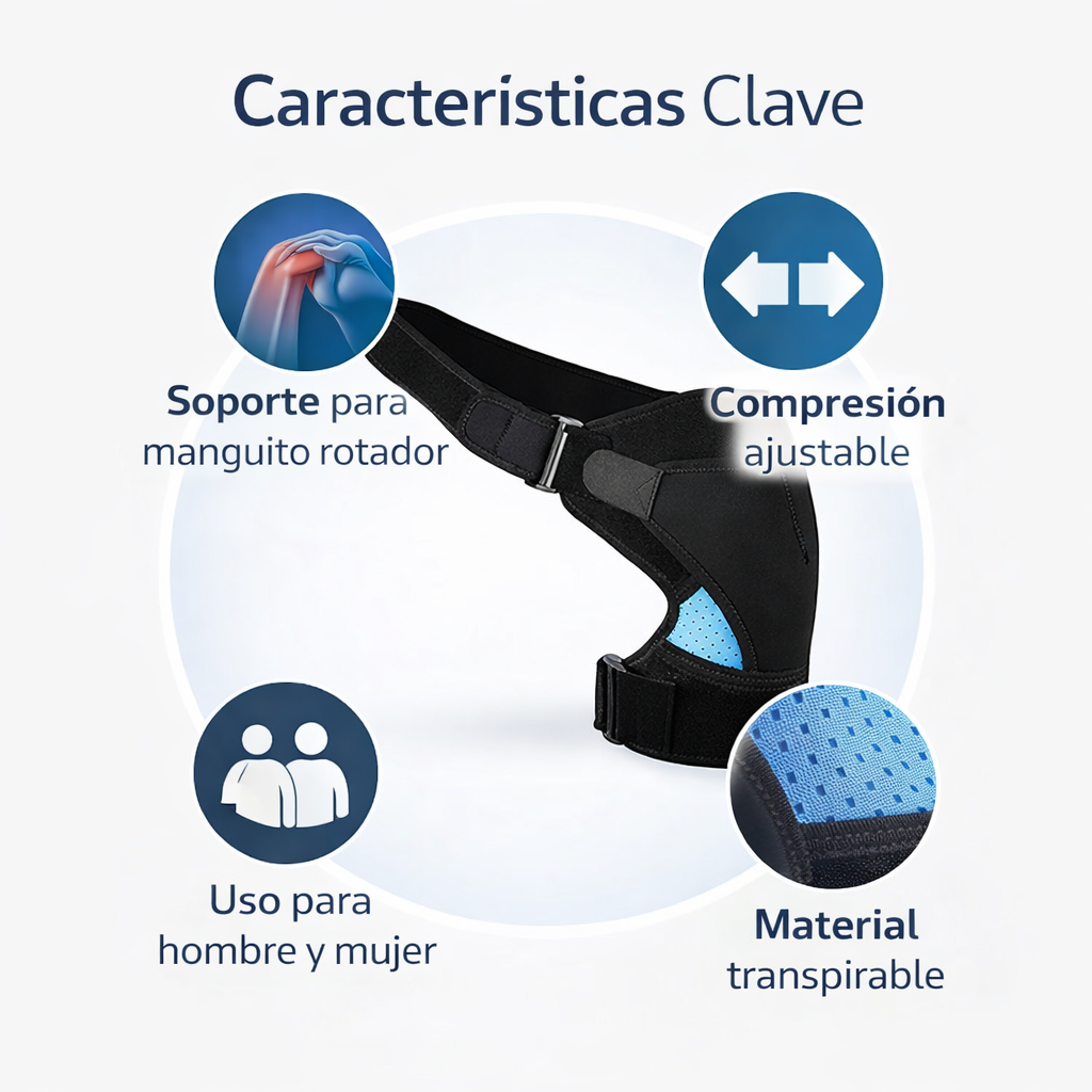 Soporte De Hombro Manguito Rotador Ajustable Ortopédico FK17-SM042