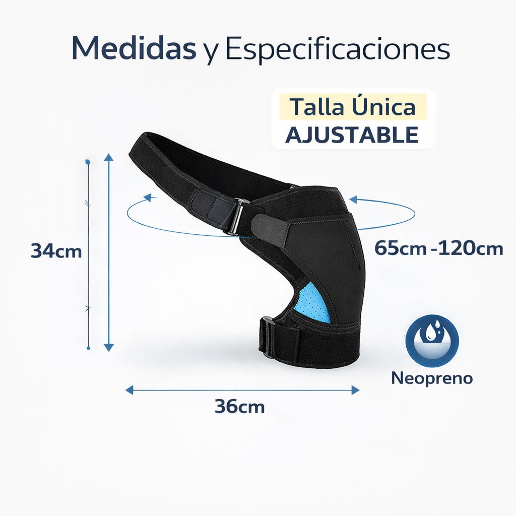 Soporte De Hombro Manguito Rotador Ajustable Ortopédico FK17-SM042